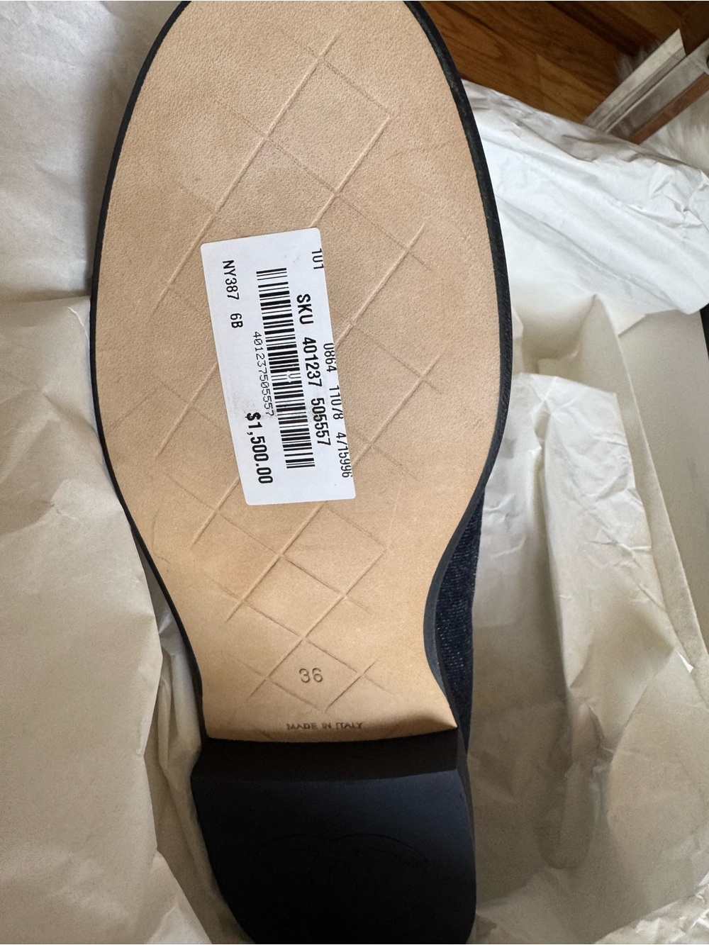 CHANEL Denim Loafers - Picture 11 of 11